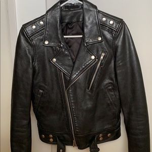 BLK DNM Leather Motorcycle Jacket